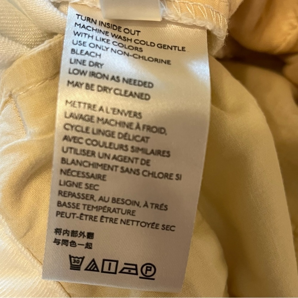 Anthropologie Off White/Ivory Colored Women's Pants Size 29 - Picture 13 of 16